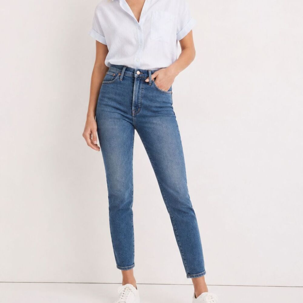 Madewell The Perfect Vintage Jean Maplewood Wash High-Rise Tapered 26 Flattering